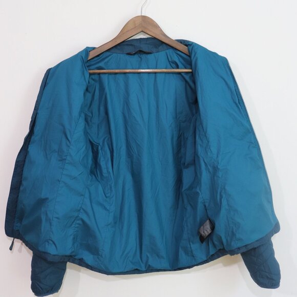 The North Face Quilted Puffer Insulation Liner Jacket Teal Women's Size Small - Picture 4 of 6